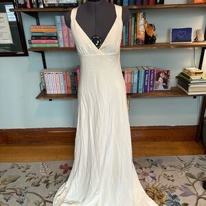 Ivory Silk J Crew Gown